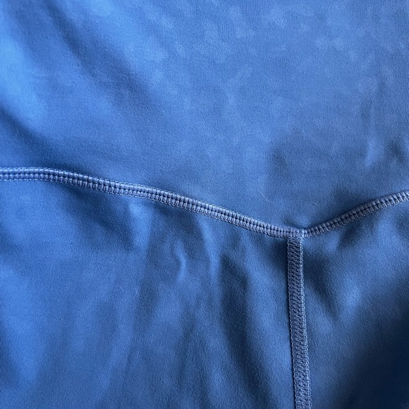 Ododos 3 Cross Waist Bike Shorts 5" Crossover in Blue Lavender & Green • M - Picture 8 of 15